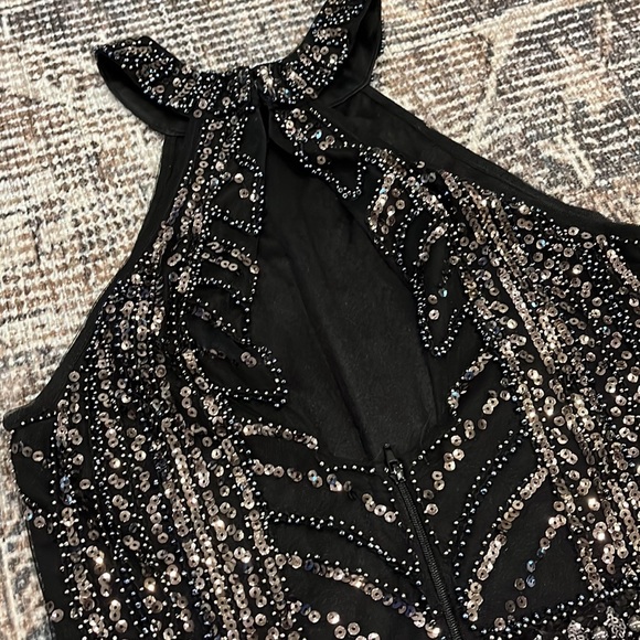 Sequin Black Dress - Picture 6 of 8